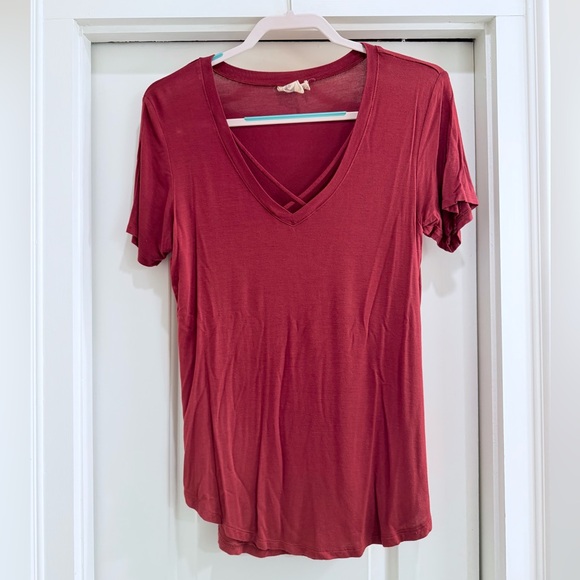 White Crow Sleek Crossroads T-Shirt - Merlot - Picture 5 of 8